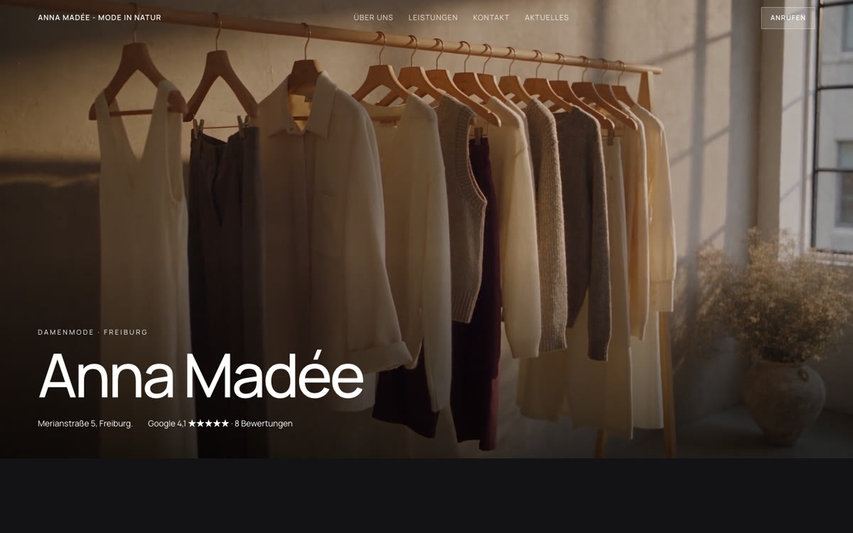 Vorschau der Website für Anna Madée