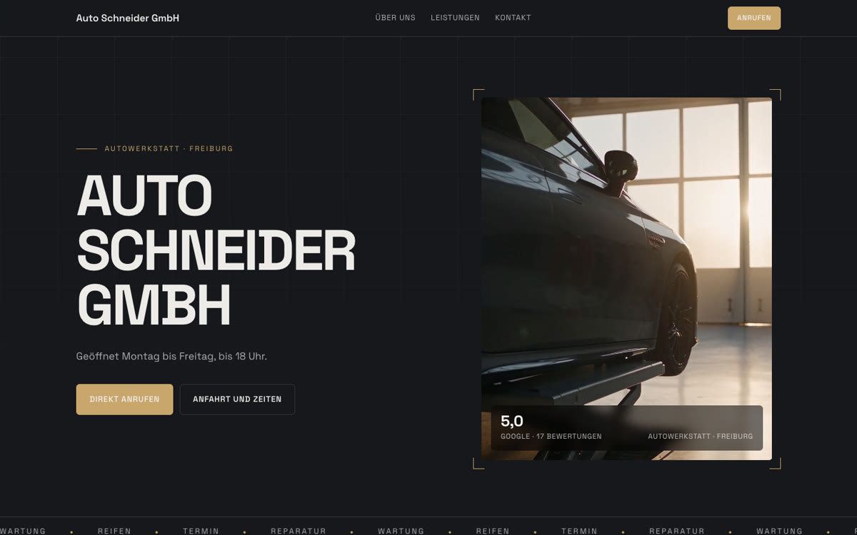 Vorschau der Website für Auto Schneider GmbH